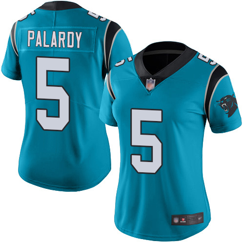 Carolina Panthers Limited Blue Women Michael Palardy Jersey NFL Football #5 Rush Vapor Untouchable